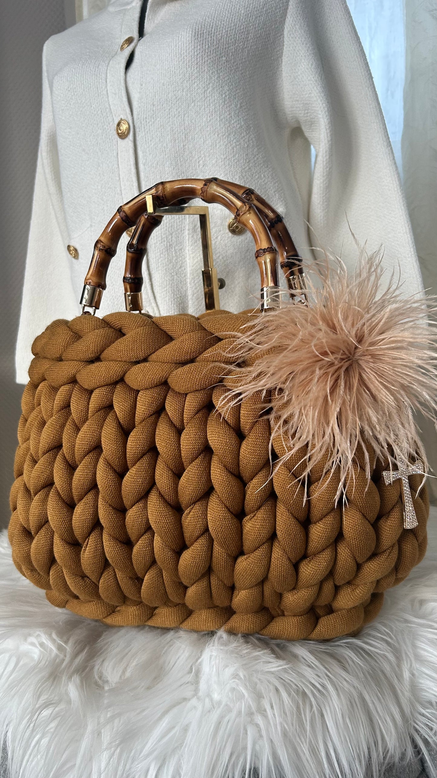 Pillowbag Grace in Ocker