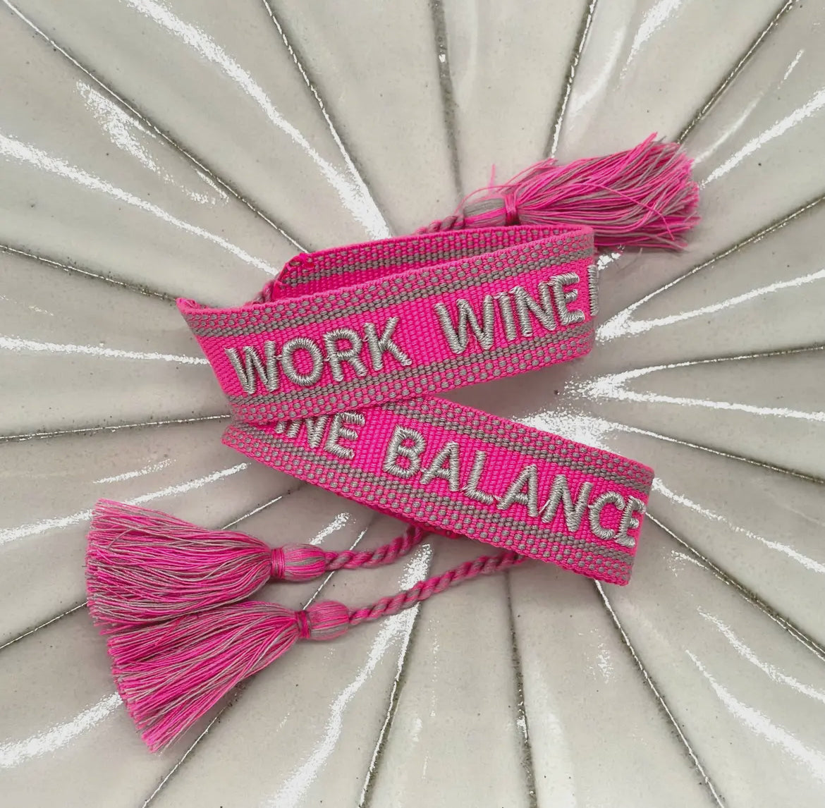 Statement Armband Work WINE Balance