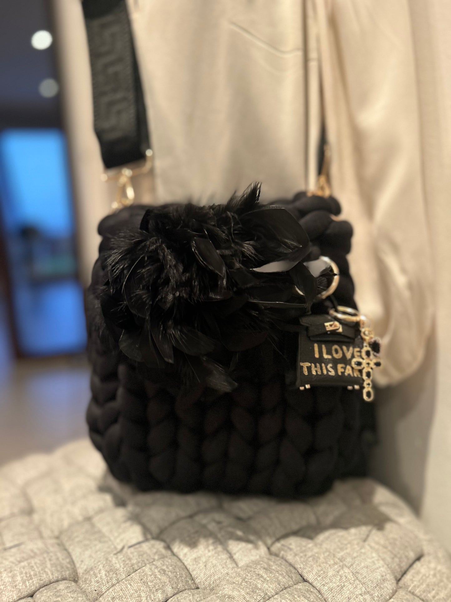 Crossbodybag in schwarz