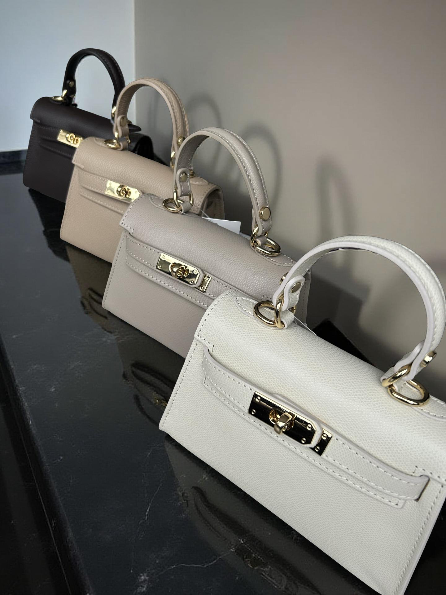 ✨ Trendige Kleine Ledertasche aus Echtleder – In Vielen Verschiedenen Farben