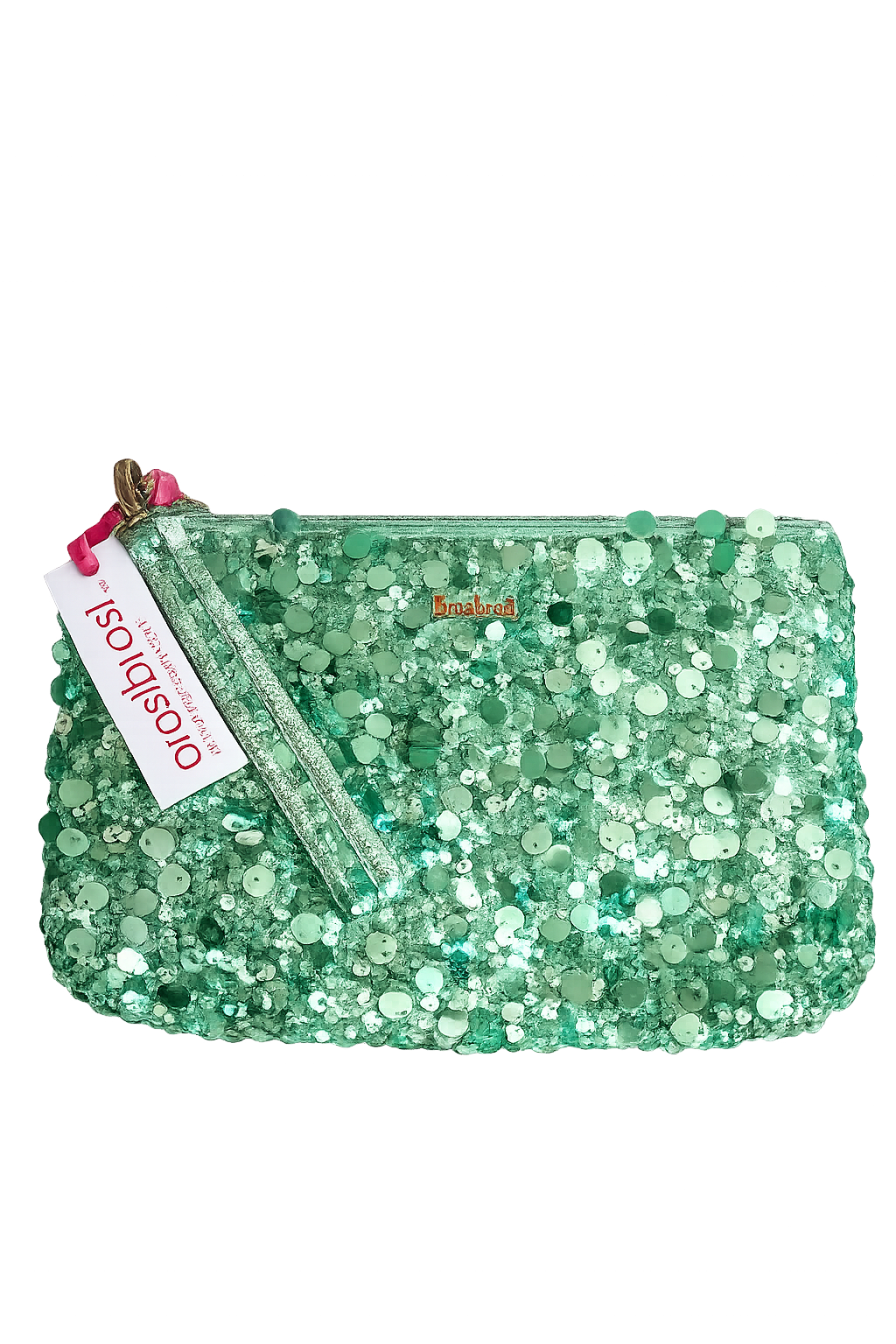 Brasi Brasi – Glitzer Clutch mit Glamour-Look
