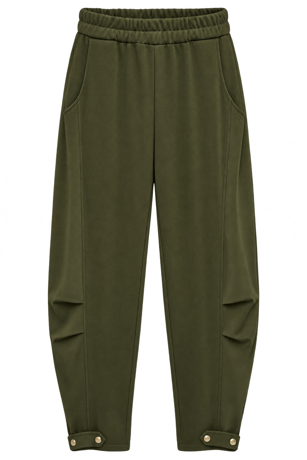 Stylische Barrel Pants aus butterweicher Viskose-Mischung – Trendiger Barrel-Schnitt | One Size