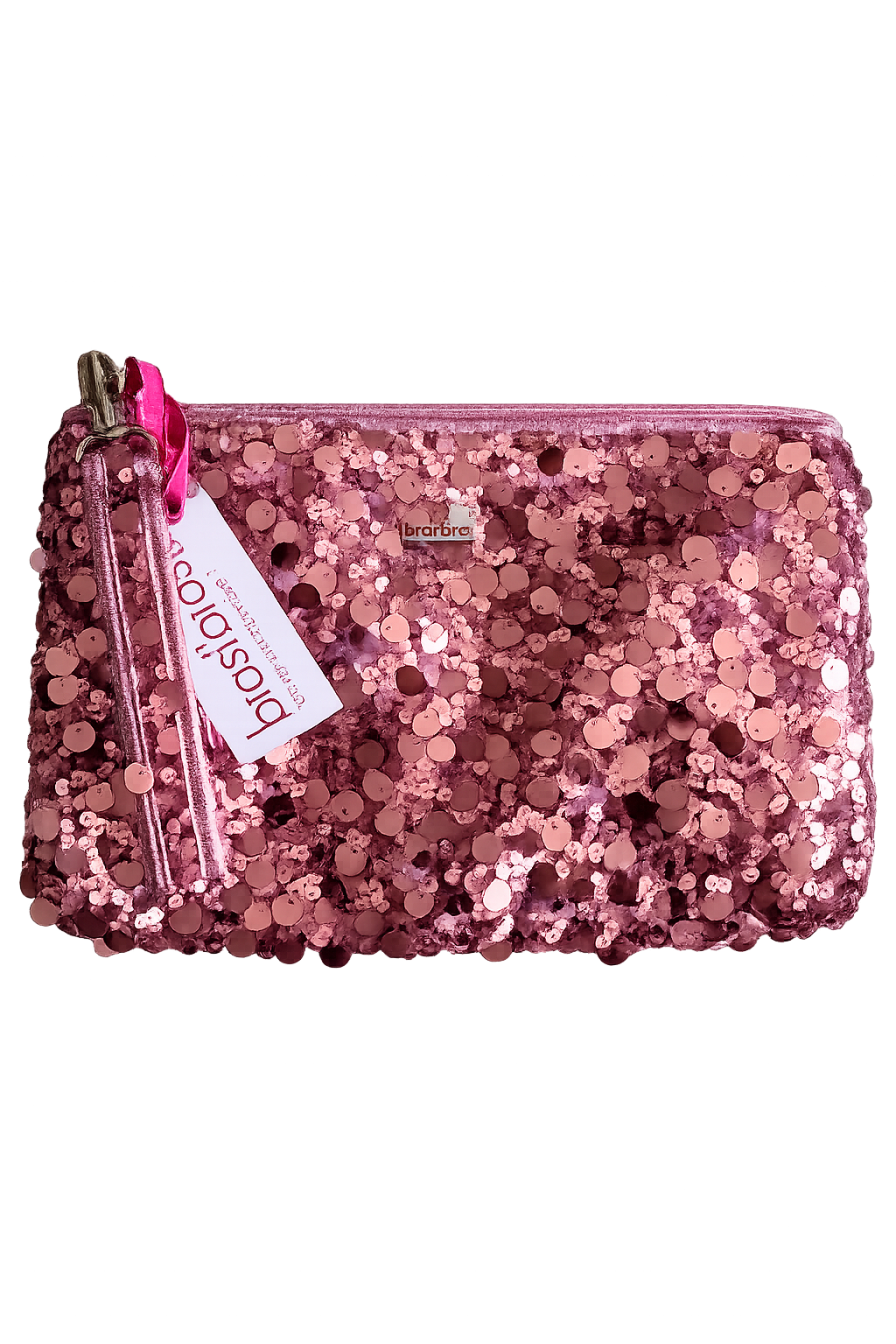 Brasi Brasi – Glitzer Clutch mit Glamour-Look