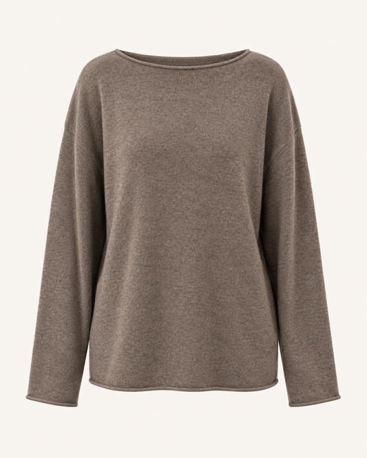 Kuschelweicher Oversize-Pullover aus Wolle-Kaschmir-Mix – Zeitlos & Elegant