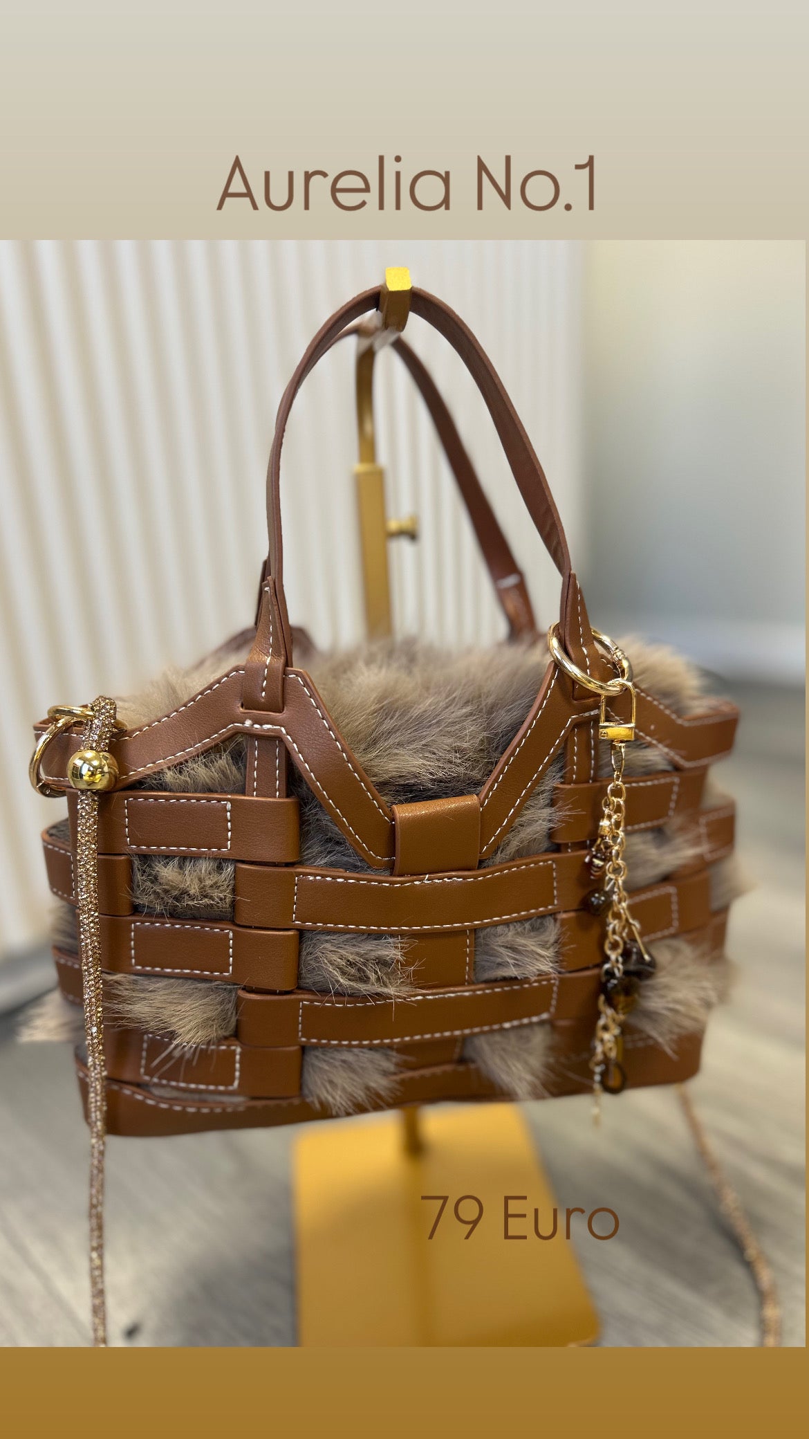 Aurelia No.1 Luxus Handtasche mit Fell