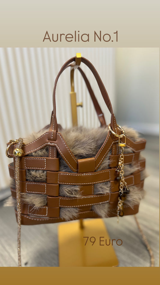Aurelia No.1 Luxus Handtasche mit Fell