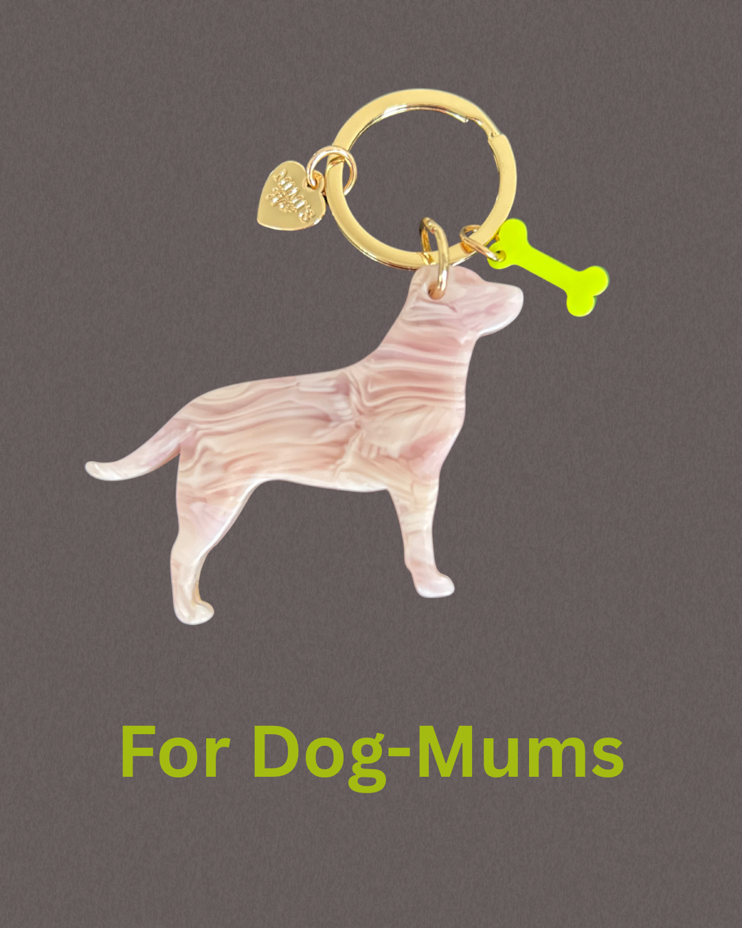 Dogmom Anhänger – Schlüsselanhänger & Taschenaccessoire für Hundemamas