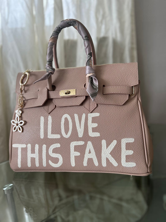 Handgemalte Ledertasche