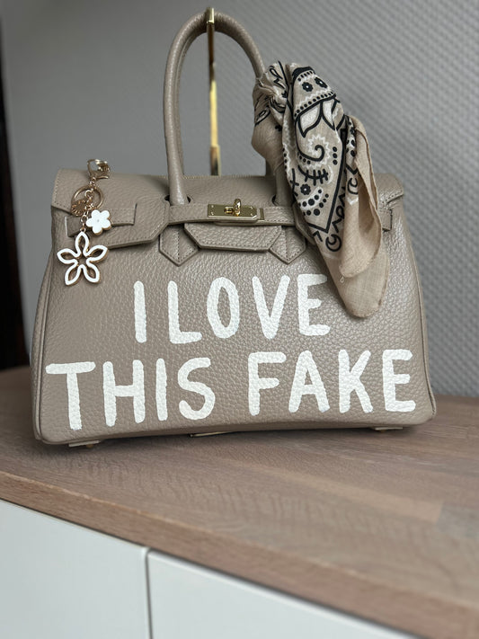 Handbemalte Ledertasche aus Echtleder – Exklusive Unikat-Handtasche für Damen