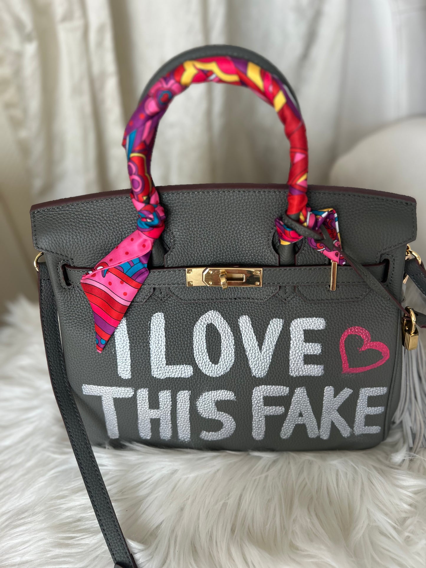 Handbemalte Tasche – Ein Unikat, liebevoll von Hand bemalt