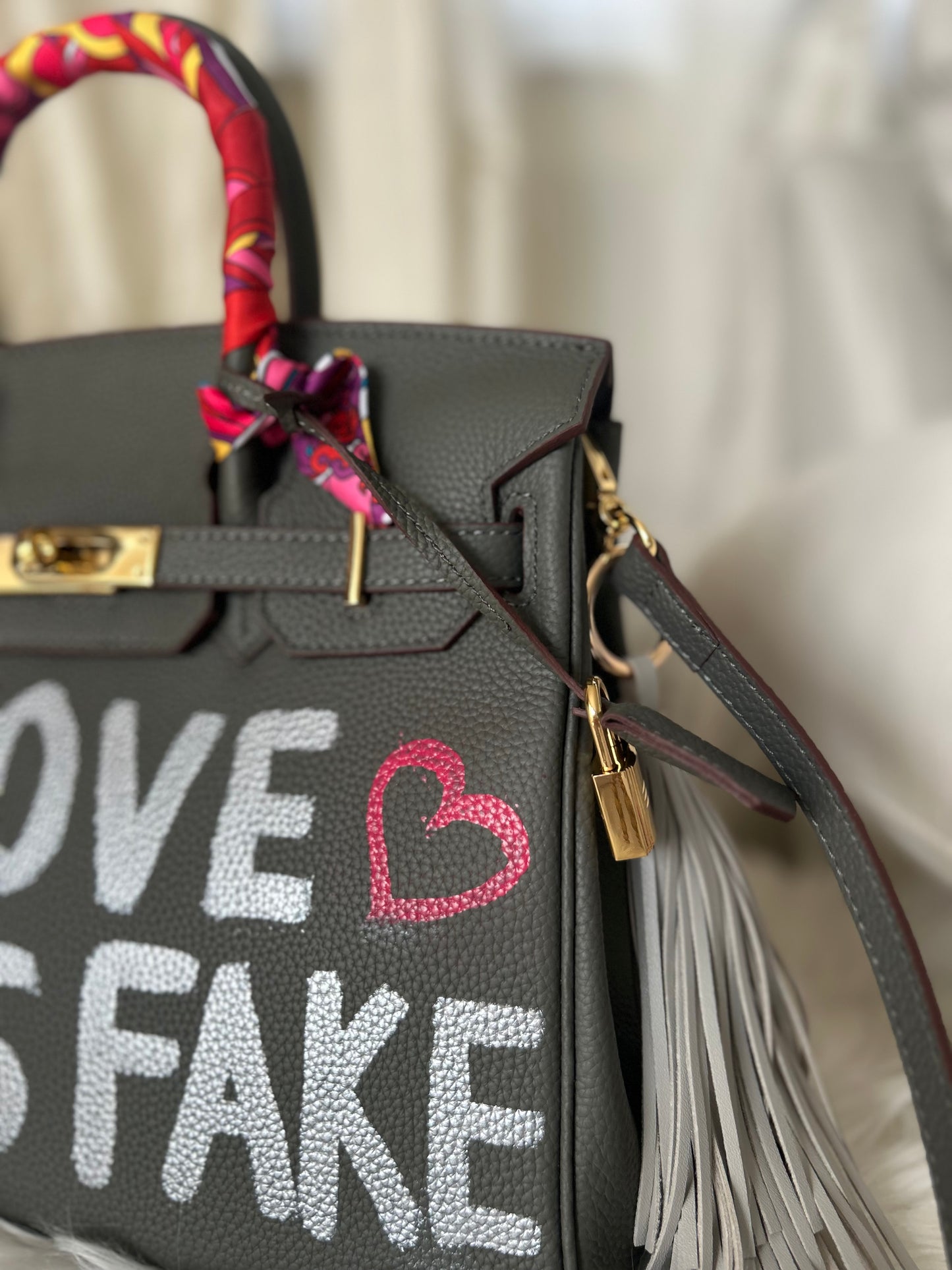 Handbemalte Tasche – Ein Unikat, liebevoll von Hand bemalt