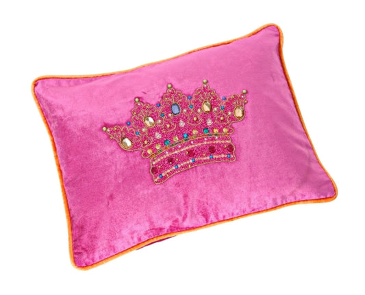 Samtkissen Krone