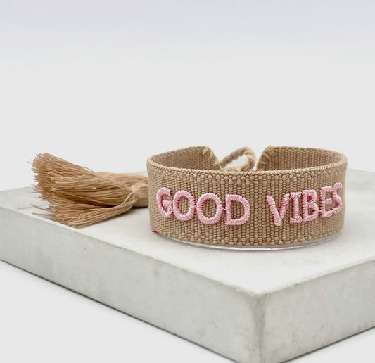 Statement Armband Good Vibes