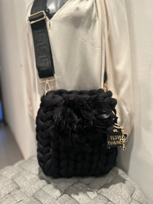 Crossbodybag in schwarz