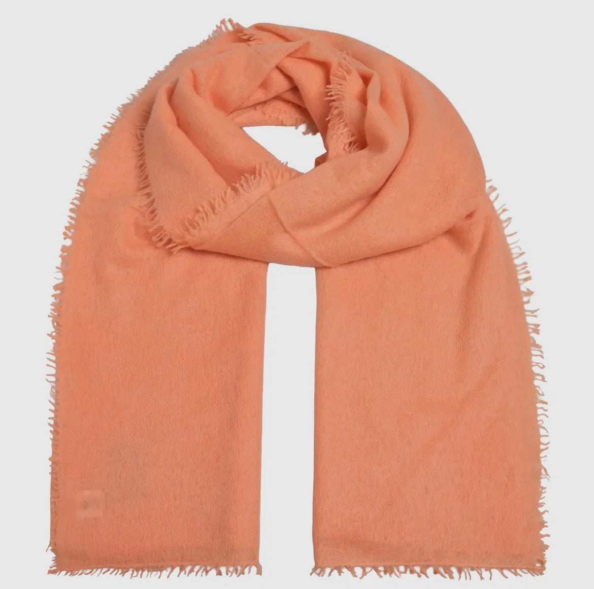 💛 Cute Stuff Premium Kaschmirtuch Apricot – 100% Kaschmir, Mega Schön & Kuschelig