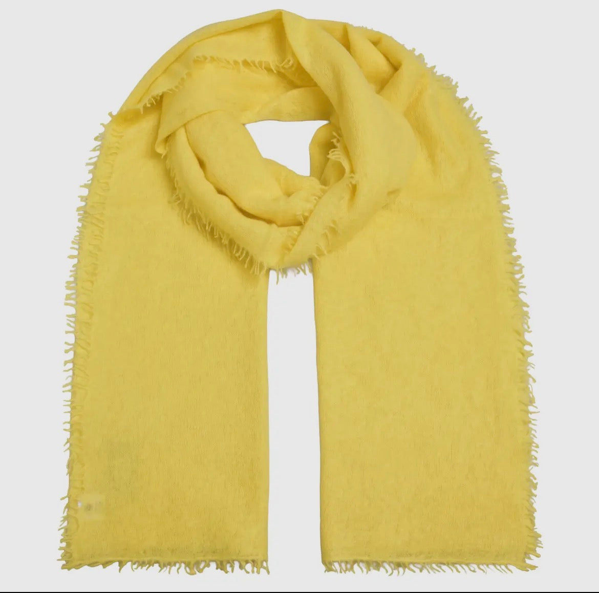 💛 Cute Stuff Premium Kaschmirtuch Gelb – 100% Kaschmir, Mega Schön & Kuschelig