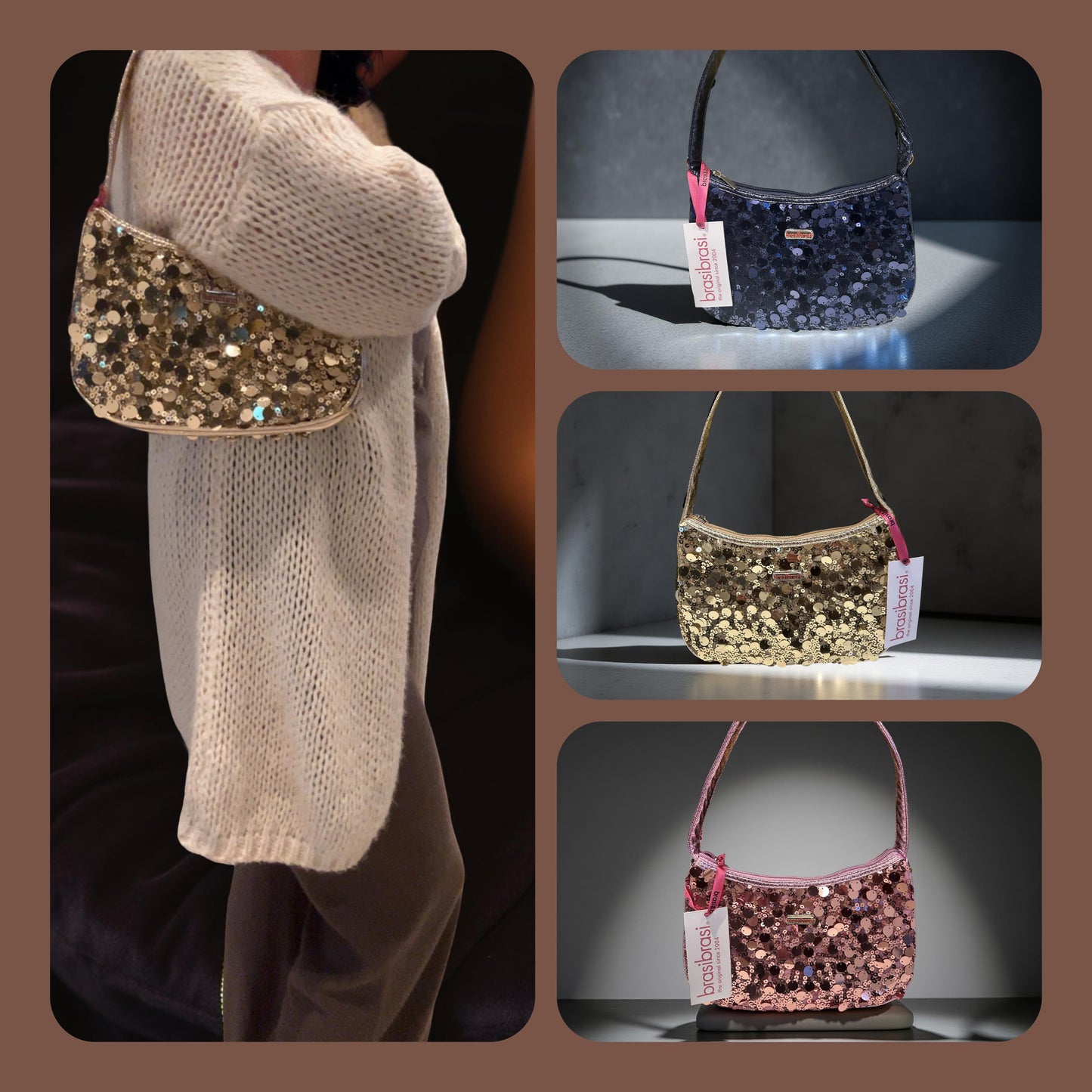 New New New Drop – Pailletten-Cluth von brasi brasi